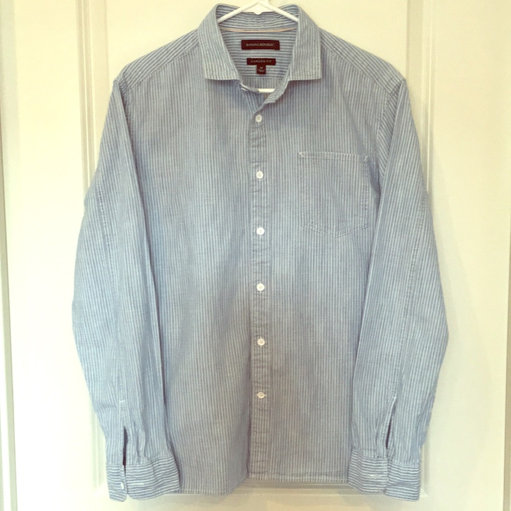 Banana Republic Camden Demi Light Button Down